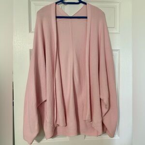 Lululemon boxy cotton blend knit wrap